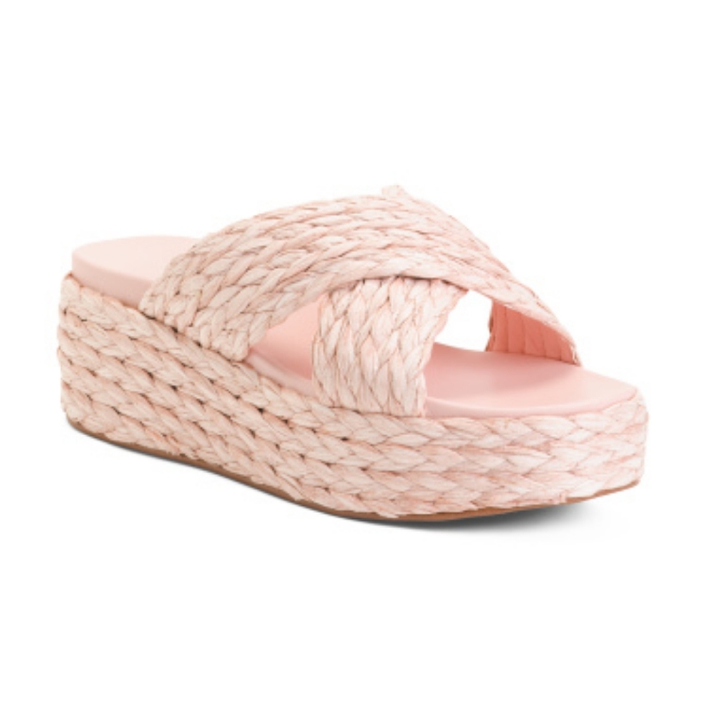 J/SLIDES NYC Quilla Platform Wedge Sandals